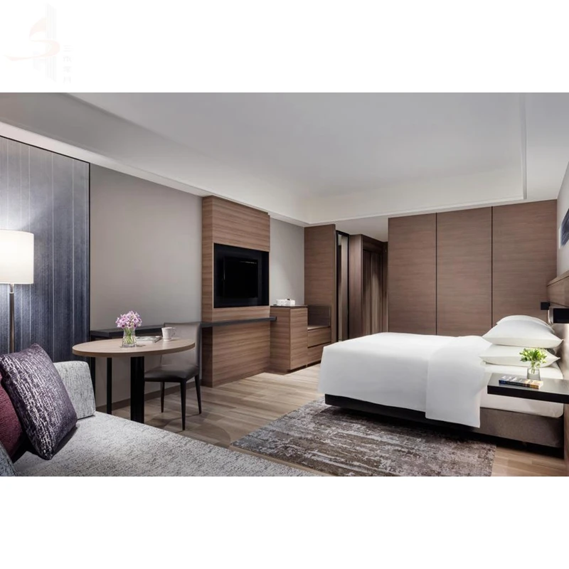 
Modern design wood headboards king size bedroom hotel bedroom furniture set 5 star hotel 