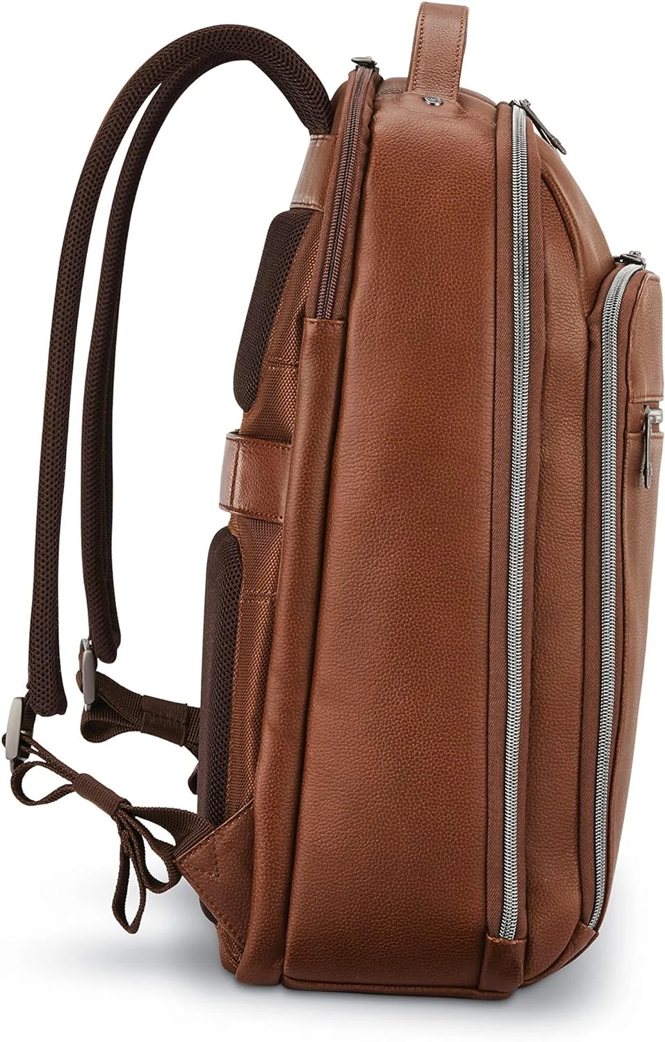 Personal Item Casual PU Leather Daypack Travel Waterproof Backpack Laptop School Student Backpack Bags