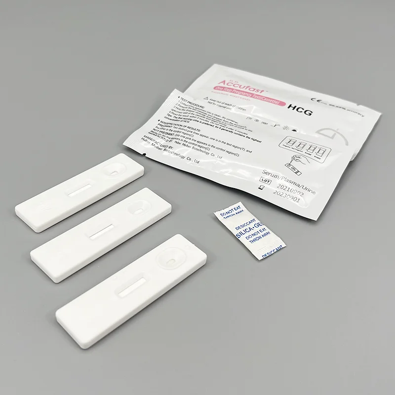 Factory One Step HCG Pregnancy Test Cassette UKCA Colloidal Gold Immune Chromatographic Assay pregnancy test stick