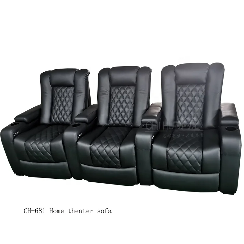 Factory wholesale loveseat double recliners chairs home recliner sofa luxury automatic with cooling power recliner sofa leather