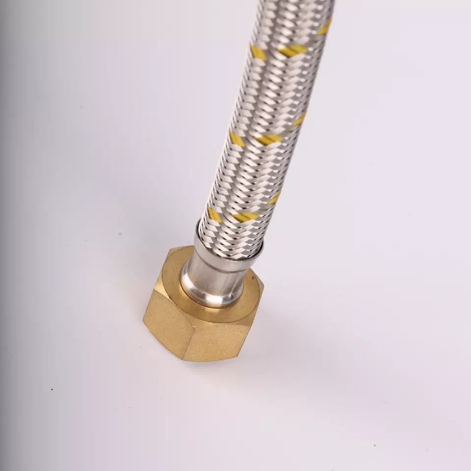 1000pcs 40cm 1/2 Inch Flexible EPDM Stainless Steel Flexible Braided Metal Hose For Wash Basins Inlet Hose Water Pipe