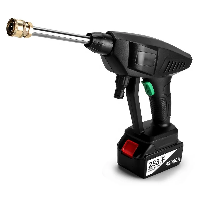 
Battery Powered Cordless Car Wash water cleaning machine gun Electric High Pressure Car Washer 