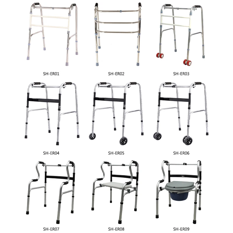 medical old people walking aid walker frame on sale walker with wheel walker with toilet