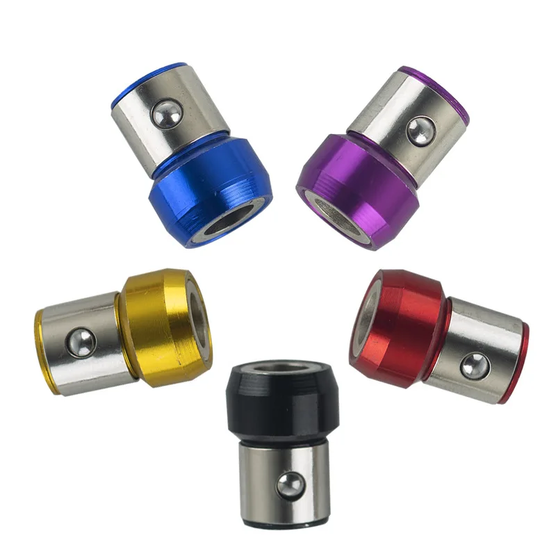 PEX 5PCS Magnetic Bit Holder Alloy Electric Magnetic Ring Screwdriver Bit