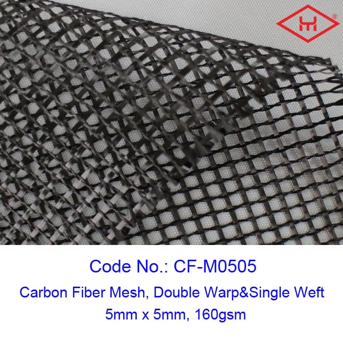 5mmx5mm carbon fiber mesh for concrete