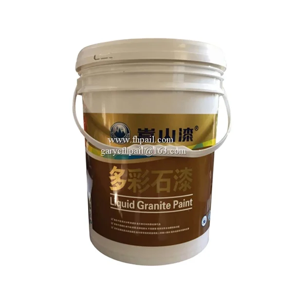 
wholesale factory price plastic 5,8,10,16,18,20 liter paint bucket 
