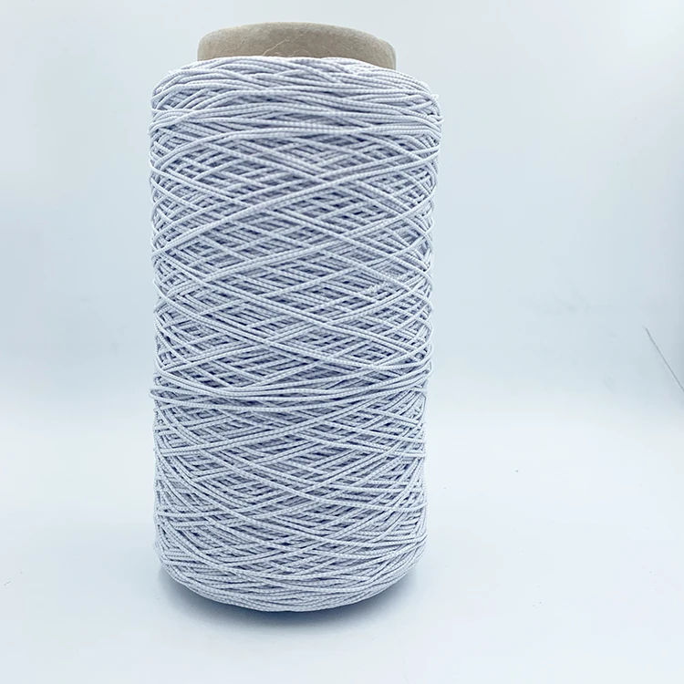 0.5mm 1mm 1.5mm sewing black white round band rope earloop cord stretch knit braided elastic cord string