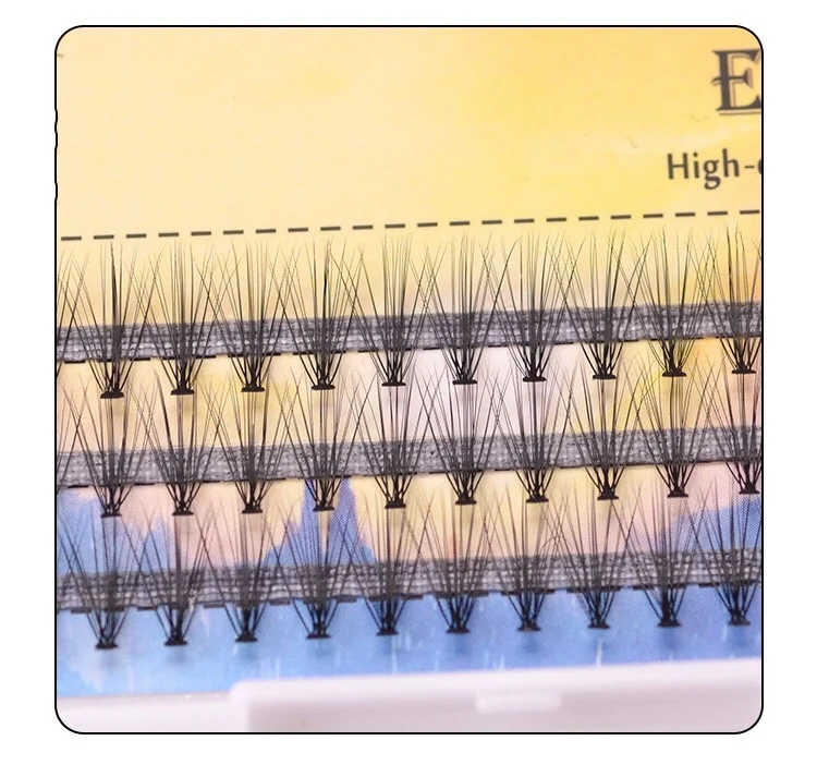 
Wholesale Hand Made Premium Korea Silk Flare Individual Knot Free Eyelashes 56p/60p 