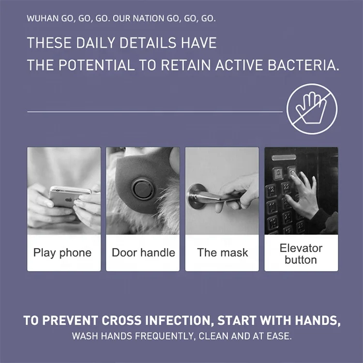 Waterless 75% Alcohol Antiseptic Disposable Hand Sanitizer Gel Portable 99% Effective Antiviral 100g Rinse-Free Disinfectant Gel