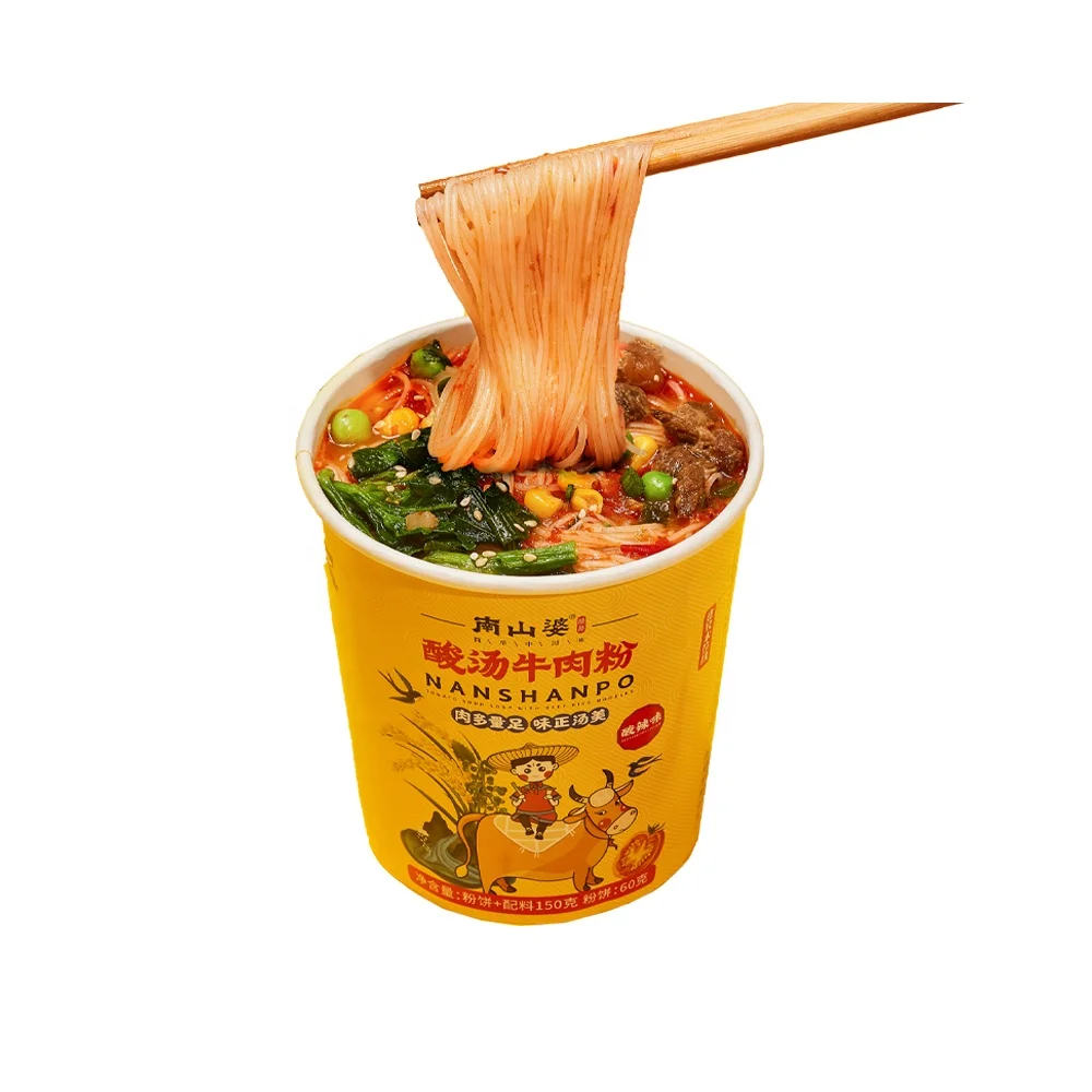 NANSHANPO Suppliers noodles wholesale Chinese Fresh instant noodles with Beef flavor noodles