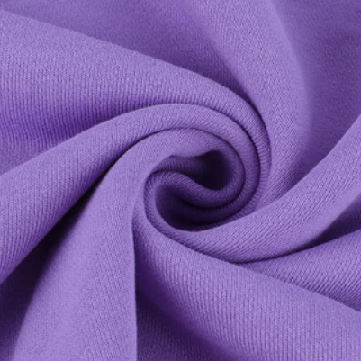 Wholesale Heavy 60% Cotton 40% Polyester Brushed French Terry Knitted Fabric for Hoodies Sweatshirt CVC Terry Fleece Fabric