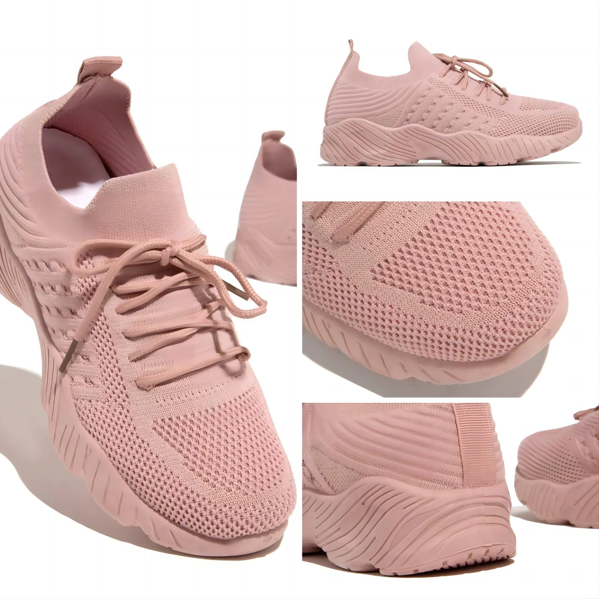 Новинка; Дышащая повседневная обувь для тенниса на шнуровке; Женская пеших прогулок; Повседневные кроссовки; Обувь