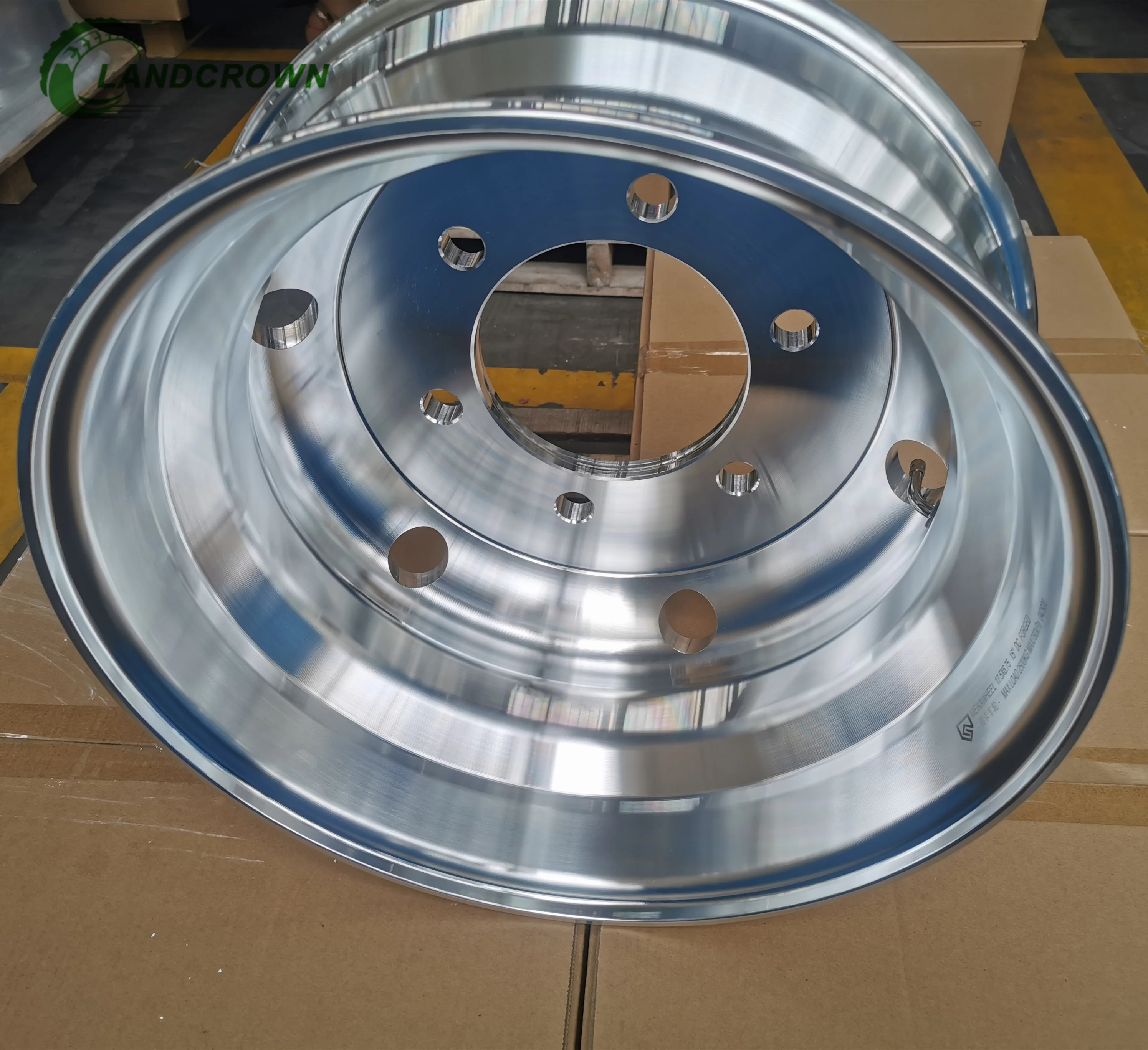 17.5 Inch 17.5x6.00 Forged Alloy And Aluminum Tubeless Heavy Duty Truck Wheel Rim 6.00x17.5 17.5x6.0 For Truck Tire 225/75R17.5