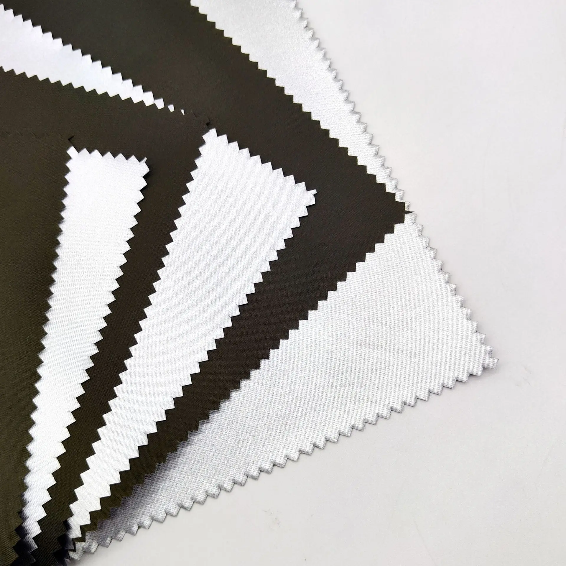 factory price waterproof 210t polyester taffeta silver coated for tent and umbrella