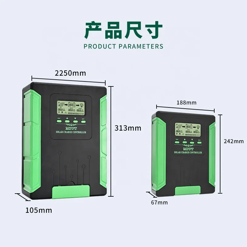 Контроллер солнечного заряда 30a 40a 50a 60a Mppt 180vdc солнечный Pv регулятор для 12v 24v 36v 48v свинцово-кислотный/Герметичный/гелевый/литиевый аккумулятор