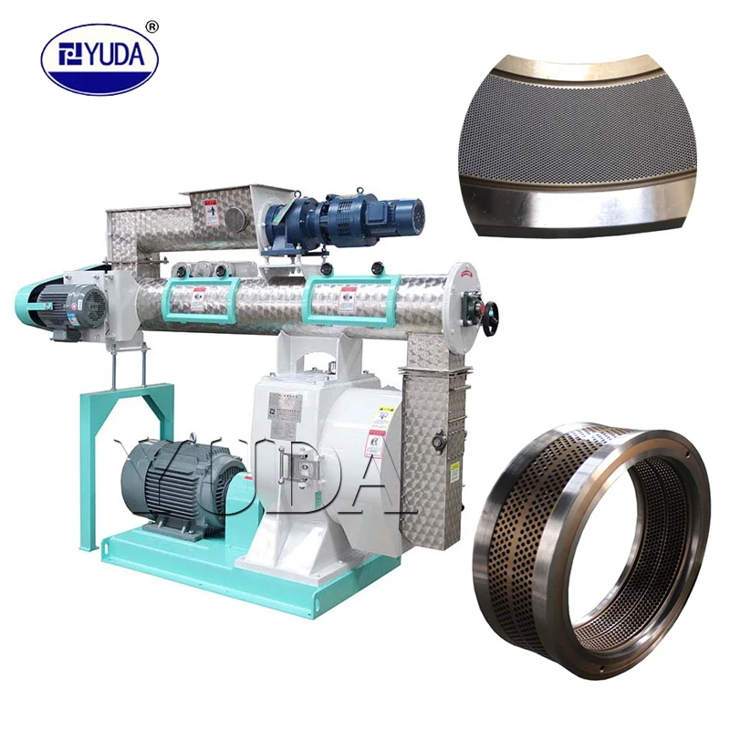 YUDA Pig Feed Pelletizer Pellet Machine Chicken Feed Pellet Machine Animal Feed Granulated Machine