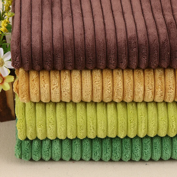 Раствор ребер окрашенный стрейч тяжелый кросс-матрас текстильный материал ткань Вельветовая ткань для матраса