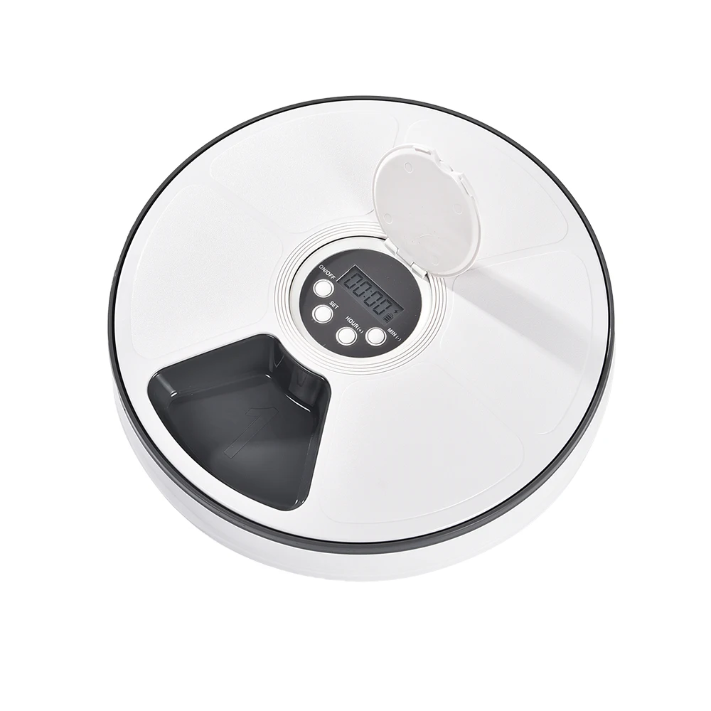 
Led Screen Intervals Feeder Electronic Timed Pet Feeder 