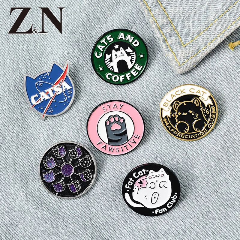 Cartoon Enamel Metallic Iron Zinc Alloy Pin Custom Enamel Badge Soft Enamel Pin with High Polish Nickel Clutch