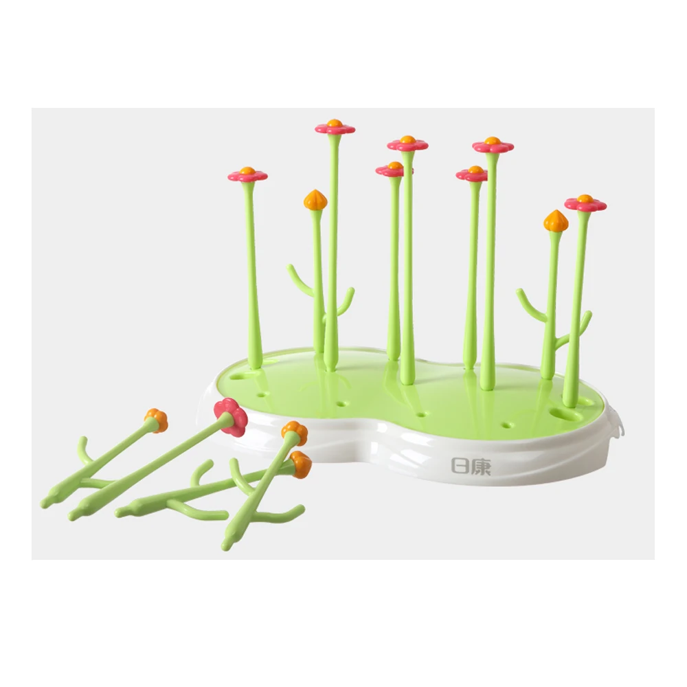 Best Selling Tree Shaped Dry Drain baby bottle drying rack RK-3692