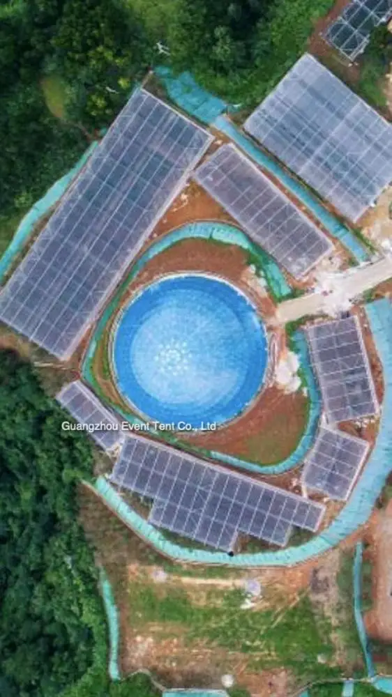 Large Plastic Transparent Dome Tent Agriculture Greenhouse 500m2 Dome House