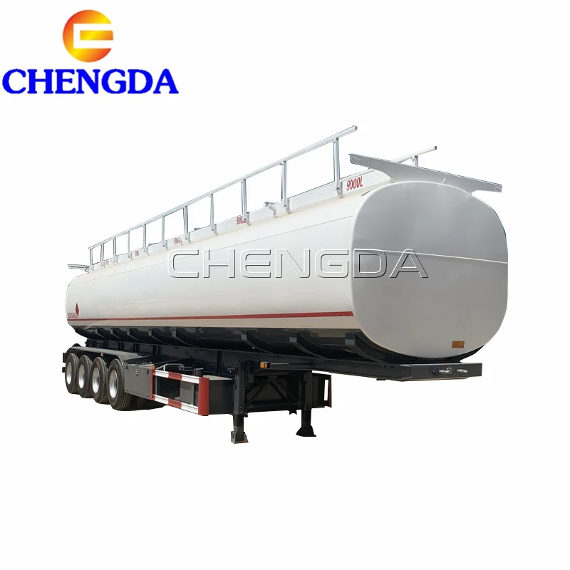4000 45000 Liters Carbon Steel 3 Axles Fuel Tank Trailer