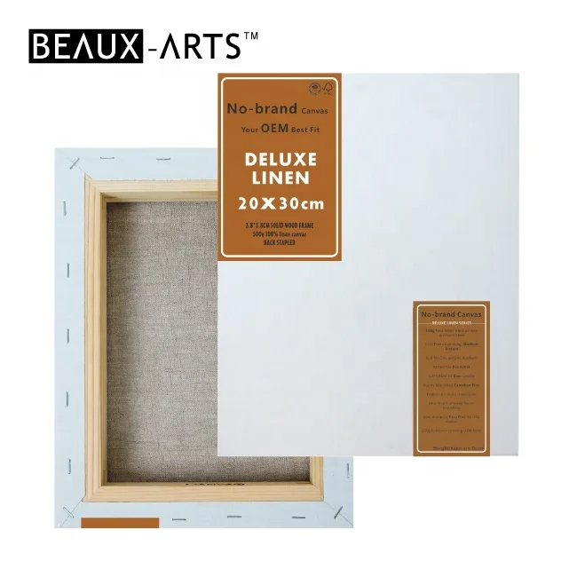 Роскошный льняной художественный холст 20x30 см 500 г с растягивающим стержнем Картина на холсте для художника