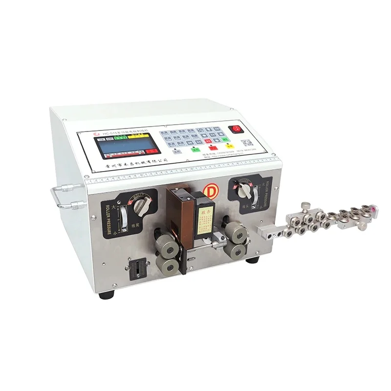 HC-515D Small Electric Wire Cut Strip Machine