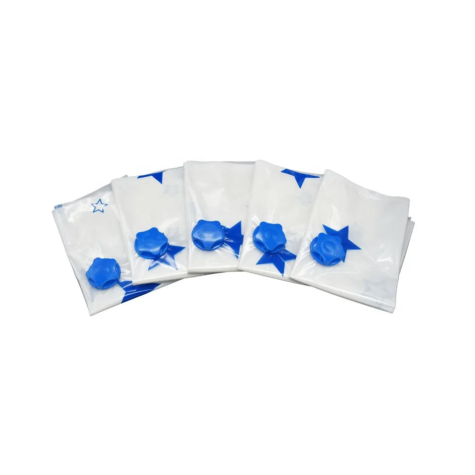 Suction Valve Vacuum Seal Storage Bag For Clothes And Bedding