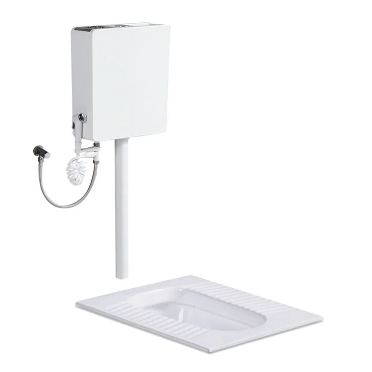 Керамические приседания Туалет смывной бачок полный набор туалета бытовой