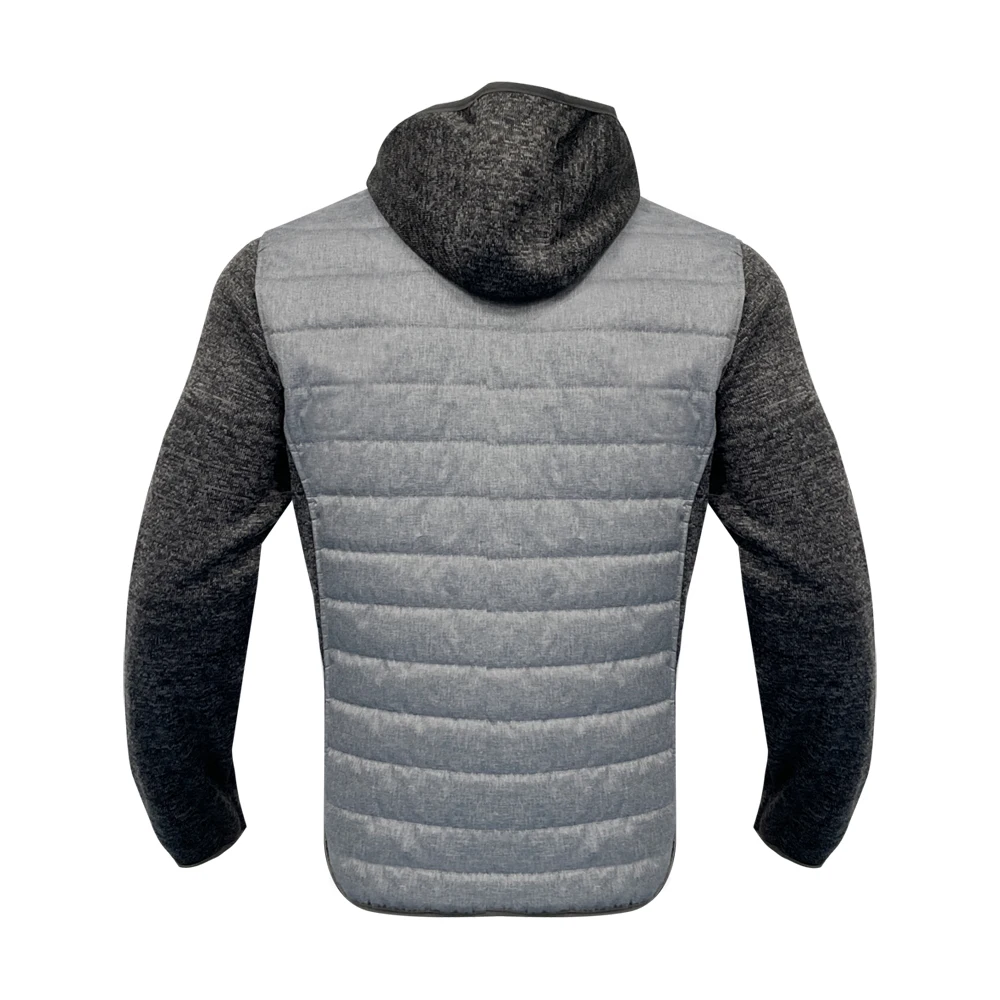 New design bodkin knitted men jacket winter padding clothes puffy jacket