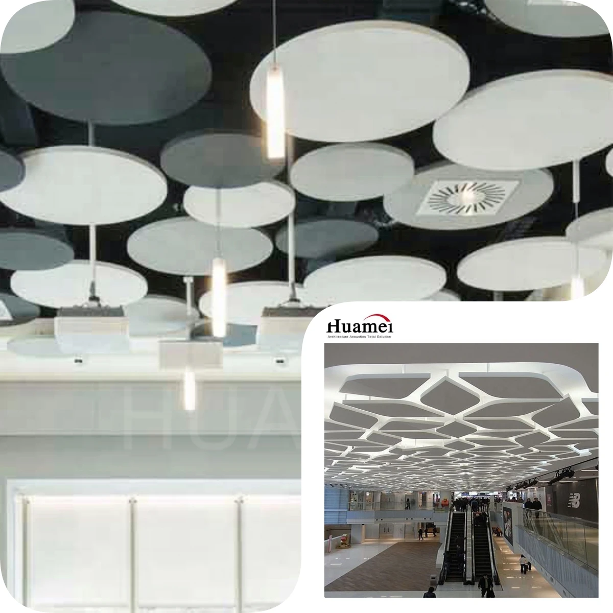 Factory Customize Suspended Acoustic Clouds Tiles