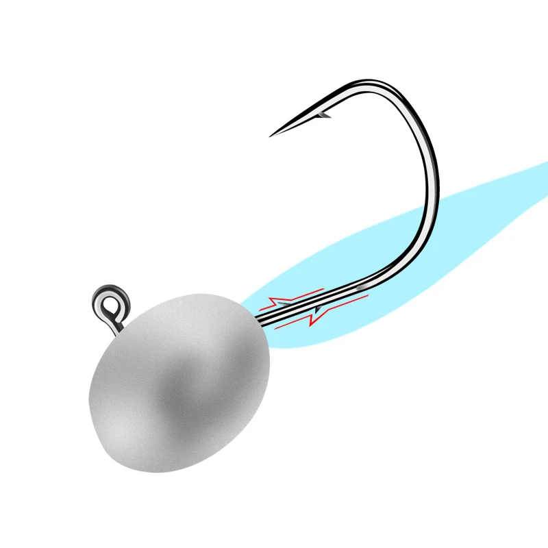 Sportpro Mustad Jig Head Hook Saltwater Vertical Jig Head Fishing Hook Soft Lure Shad Jig Head Worm Hook Sea Rigs Lead Jighead