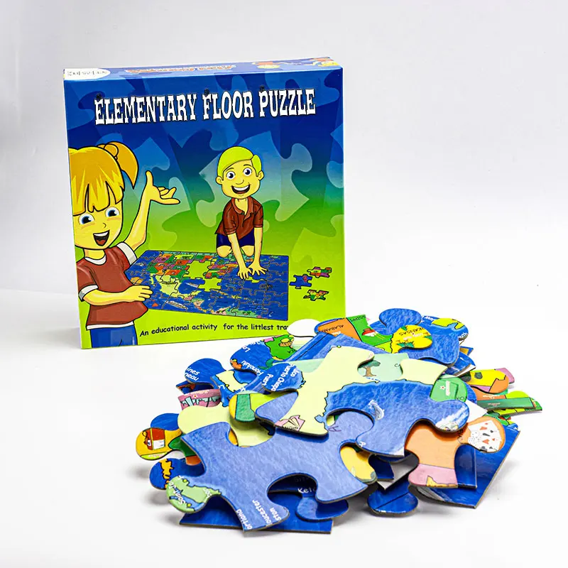 48 Pieces Custom Intelligence Toddler Children Kids Giant Jumbo Floor Jigsaw Puzzles For Children