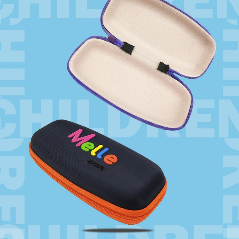 Детский футляр для очков, милый Футляр для солнцезащитных очков на заказ, Детские чехлы для солнцезащитных очков eva, футляр для очков eva на молнии для детей