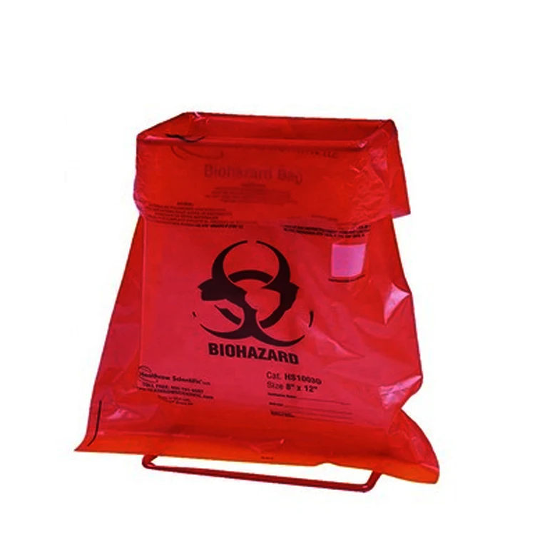 disposable red autoclave garbage biohazard bag price
