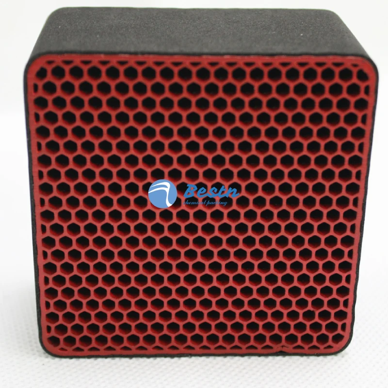 100X100X50mm 50x50x50mm Waterproof New Style Green Honeycomb Activated Carbon Cube for Deodorization and Air Purification