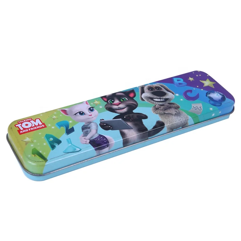  Top Quality Tin Pen Box Pencil Makeup Case
