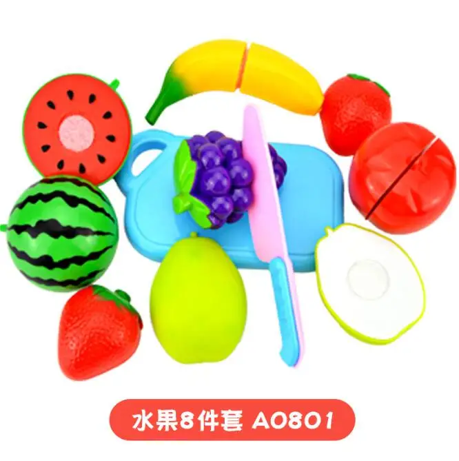 s Vegetables Cutting Play House Education Kitchen Toy Set Kid Fruit Toy good price Kitchen Toys For Children