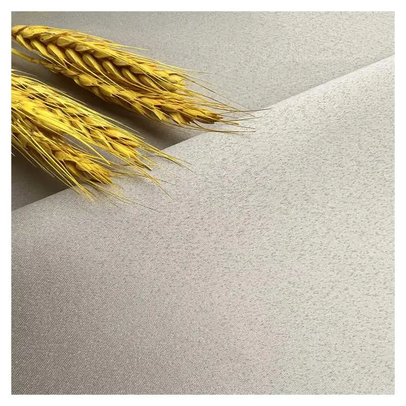 Wholesale Satin Foaming Curtain Fabric 100% Polyester Blackout Curtain Fabric Luxury For Living Room