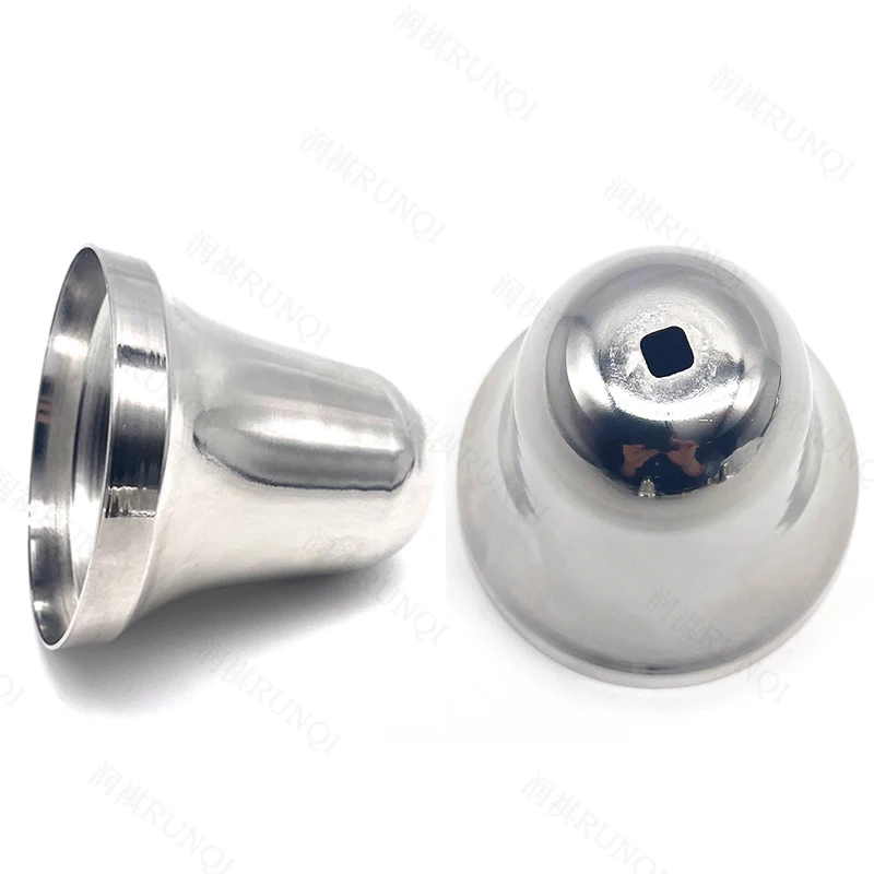 Christmas bell trumpet Metal pendant Sleigh bell Hand snowman bell decorate the festive atmosphere