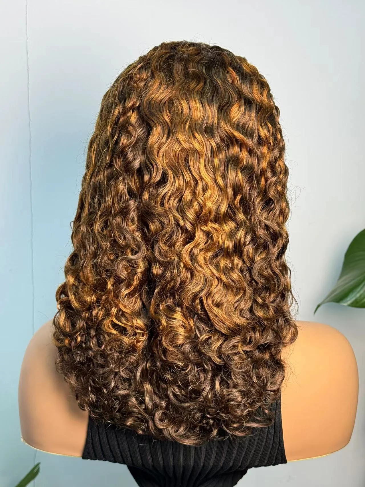 13x4 Full Frontal Lace Wigs Roman Curly  Raw Burmese Curly Hair High Density 220% Roma Curl Double Drawn Human Hair
