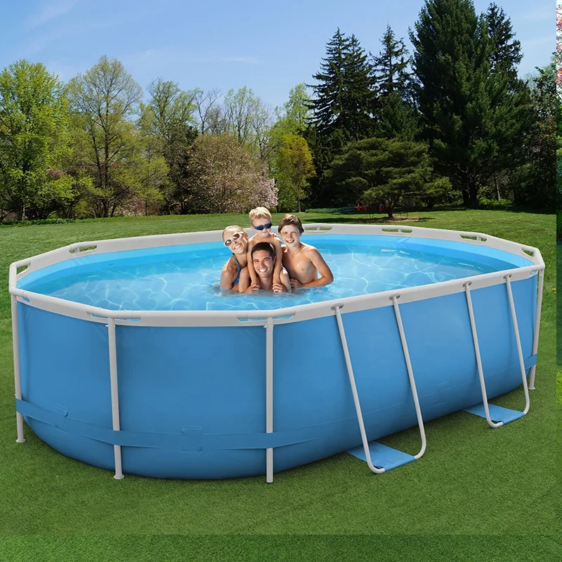 Huale бассейн над землей, металлический стальной каркас, бассейн