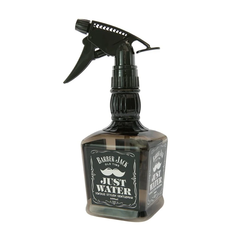 400ML Barber Shop Whisky Plastic Water Spray Bottle for Hair Dressing