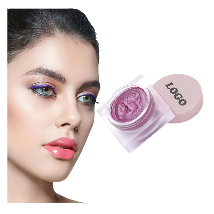 High quality Cream Eyeshadow Wholesale Beauty Product Makeup Glitter Single jelly Eyeshadow Cream Eyeshadow Custom