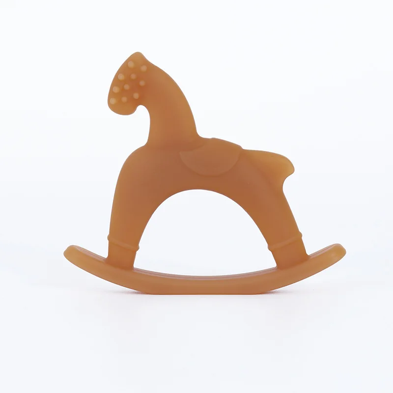 Custom Soft Animal Chewable BPA Free Food Grade Silicone Baby Teether for Kids