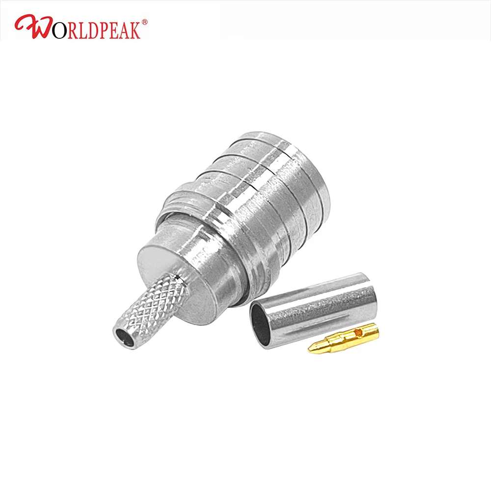 QMA-J rf connector QMA male crimp cable coaxial for RG316/rg174/rg179/LMR195/LMR200/RG58/RG142 lmr240 h155 rf Coaxial cable