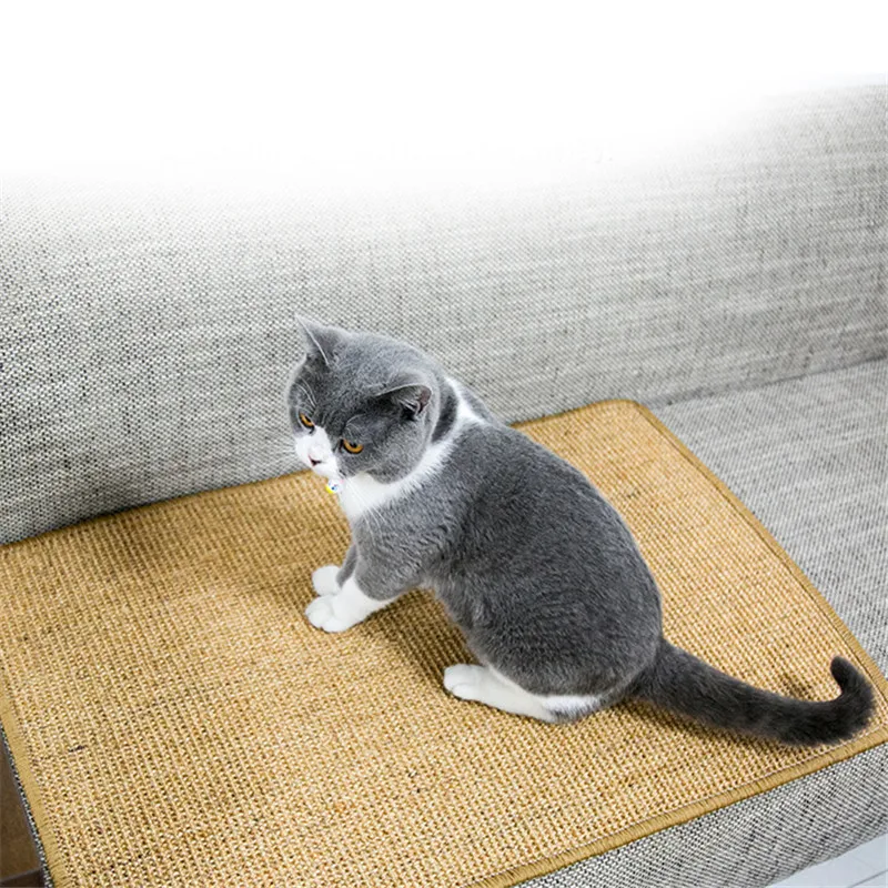 
Sisal Cat Scratcher Board Scratching Post Mat Toy for Tower Climbing Tree Pad Cooling Litter Mat Furniture Protector Cat Toys 