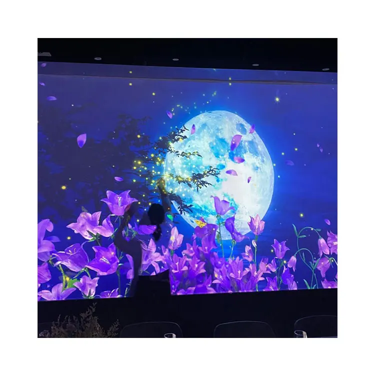 Chinese Manufacturers Wholesale Sales Indoor Interactive Floor And Wall Projection System Holographic Interactive Restaurant