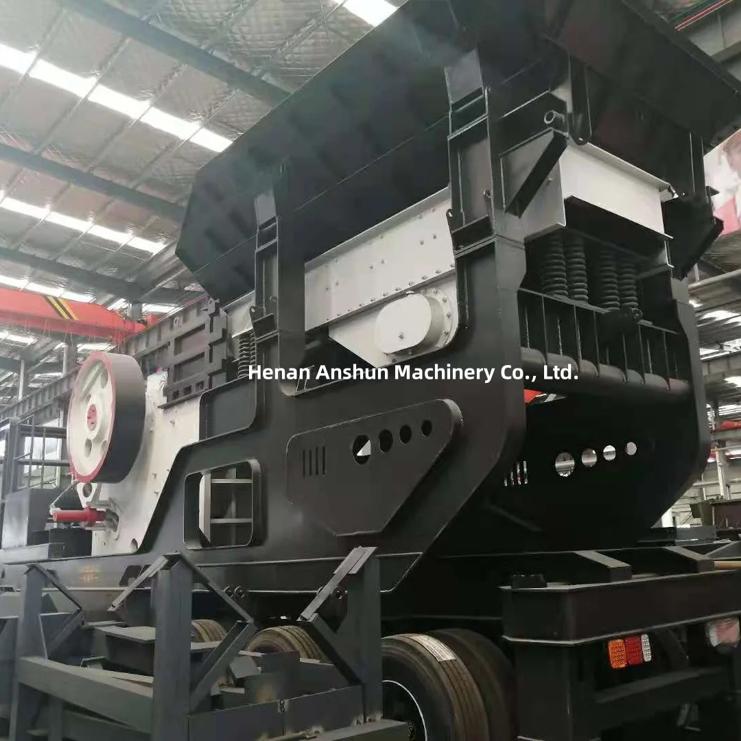 mining gold ore rock mobile jaw crusher plant with diesel engine stone crusher machine price